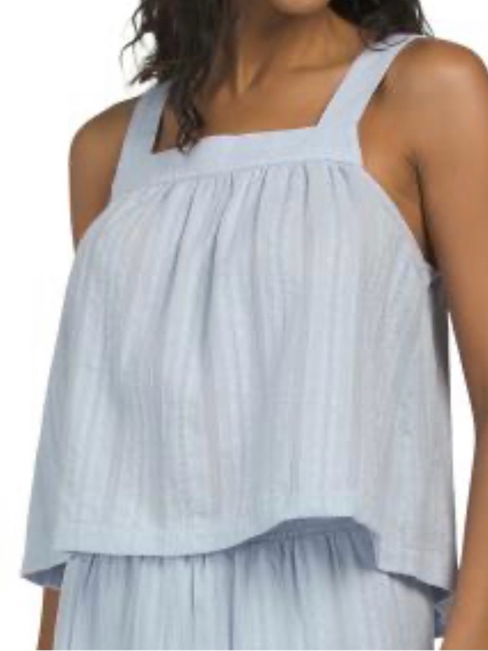 Splendid Airy Cotton Floral Tank Top